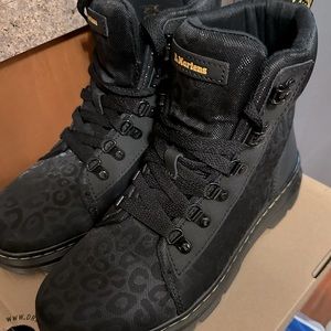 Women’s Dr. Martens Leopard Mesh Boots